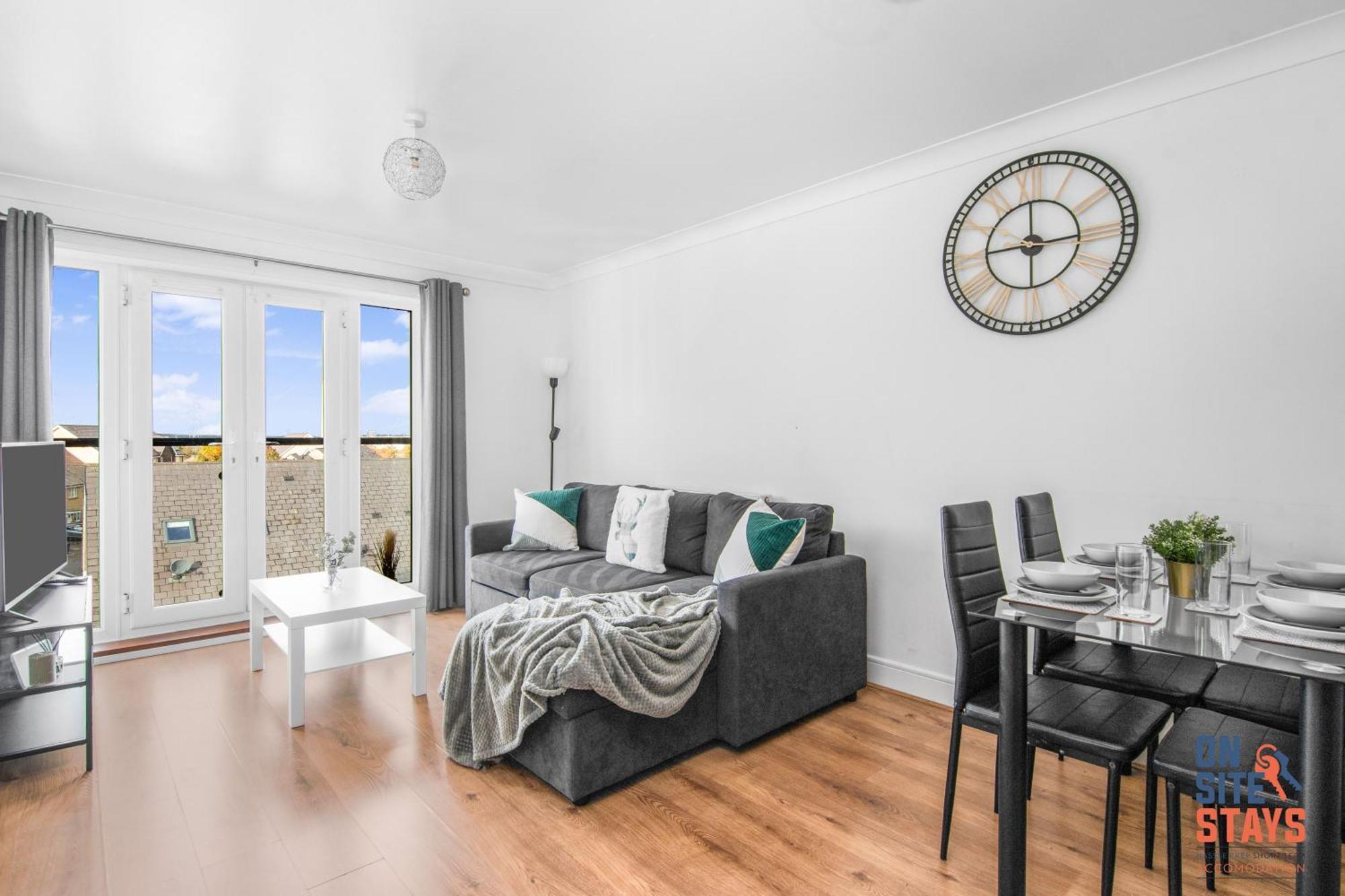 Onsitestays - Cosy 2-Bedroom Apartment With Free Parking, Wi-Fi & London Links Northfleet Exterior photo